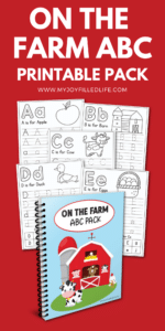 Alphabet Farm Printable Pack for Early Learners