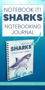 Printable Sharks Notebooking Journal for Elementary & Middle School