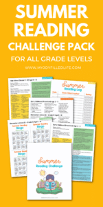 Summer Reading Challenge for All Grade Levels