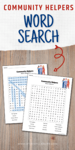 Community Helpers Word Search Printable