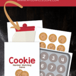 Printable Cookie Counting and Number Matching Game