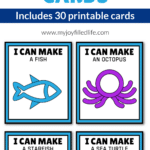 Ocean Playdough Cards for Hands-On Learning