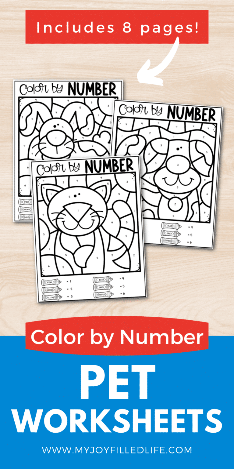 Pets Color by Number