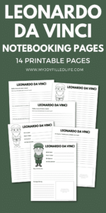 Leonardo da Vinci Notebooking Pages